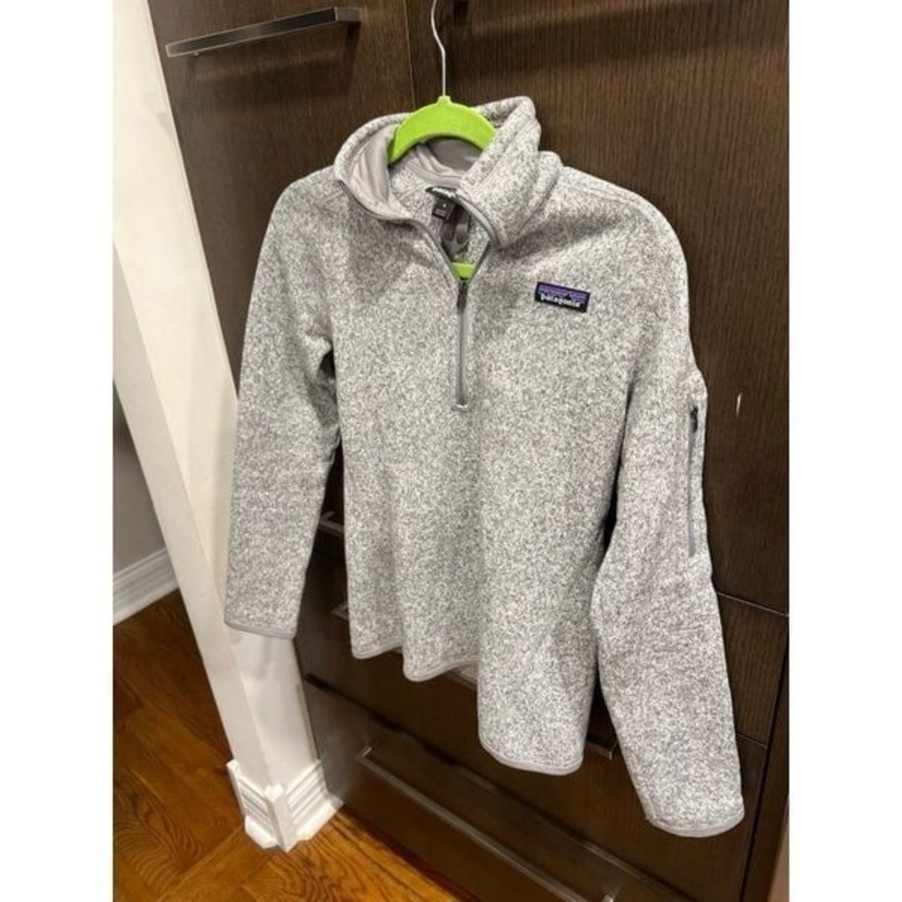 Patagonia Women's Betterβ Sweater 1/4 Zip in Pelican small $99